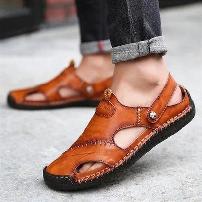 Dawson – Sandalias de Cuero Suave para Verano