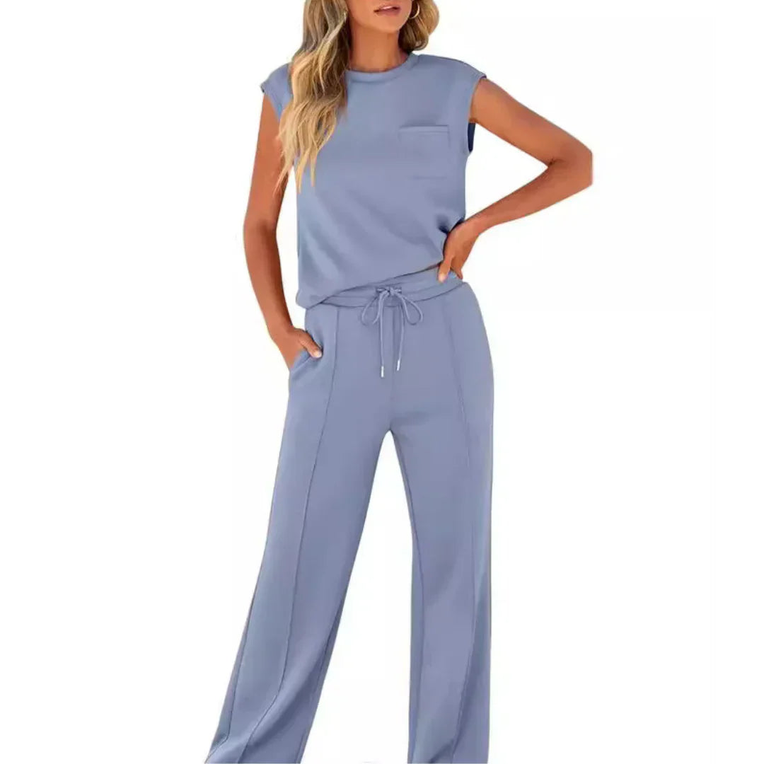 KAIYA™ – Conjunto Casual de Verano Suave