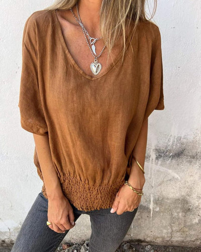 Azelie  Blusa de Verano Casual