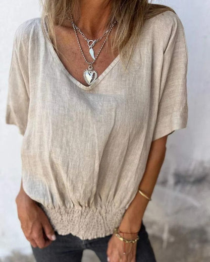 Azelie  Blusa de Verano Casual