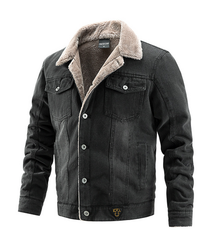 Andrés – Chaqueta de jeans acolchada con estilo clásico