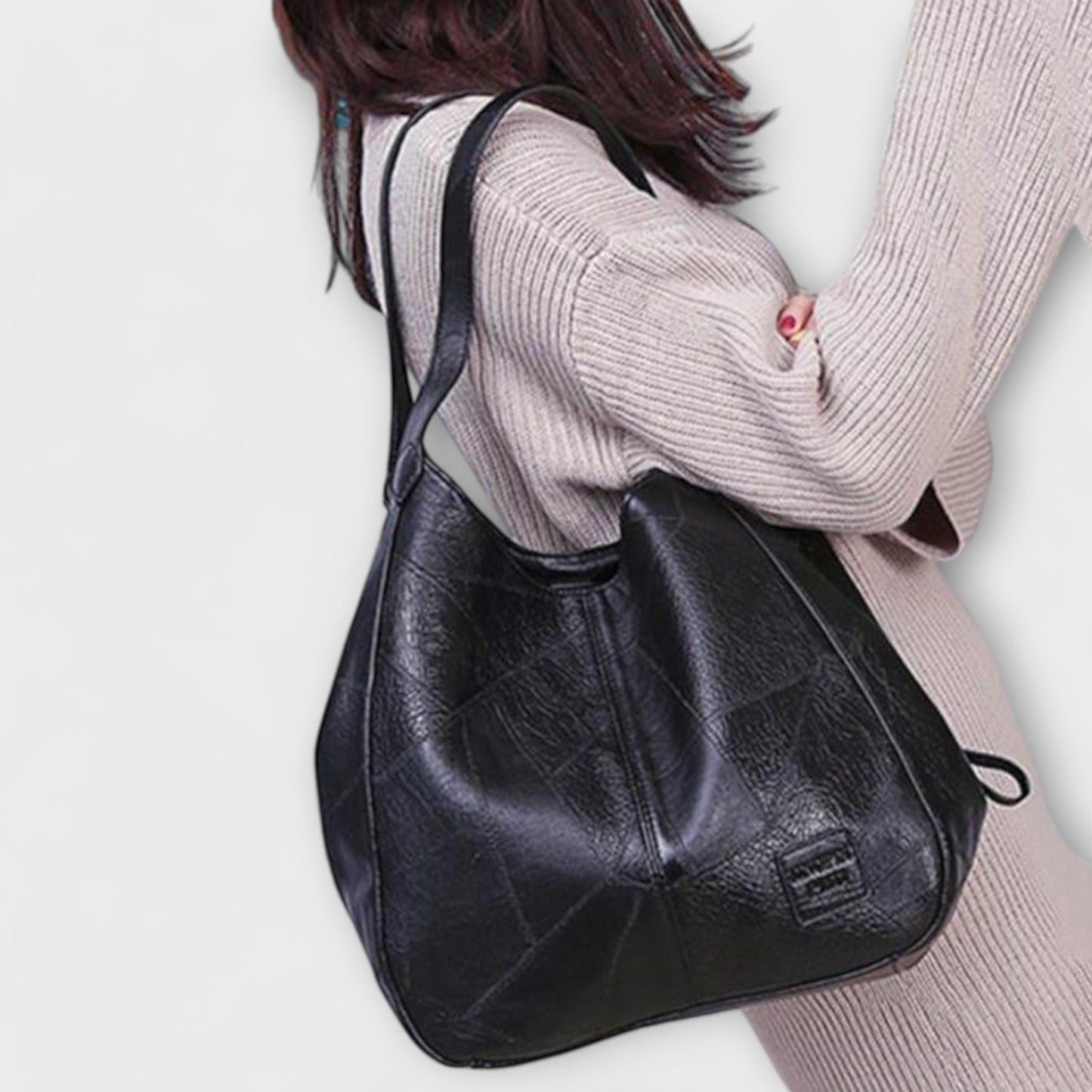 Bolsa de piel vintage elegante