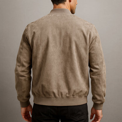 Amiro – Chaqueta bomber de ante elegante
