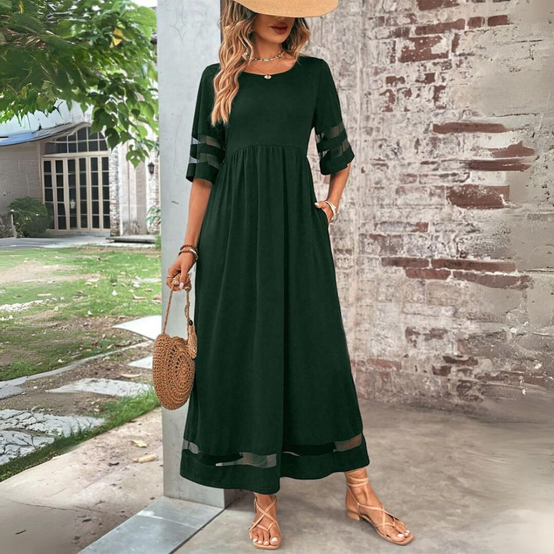 Auris – Vestido midi favorecedor