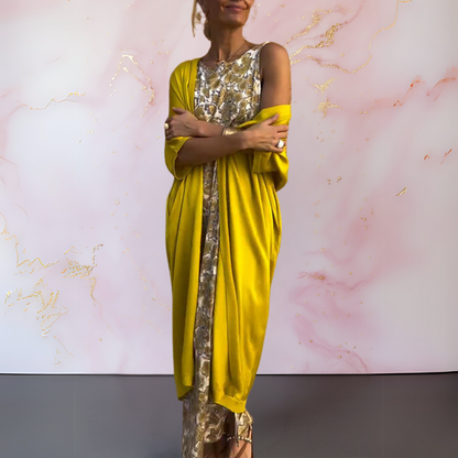 Melanie™ | Elegante vestido con chal
