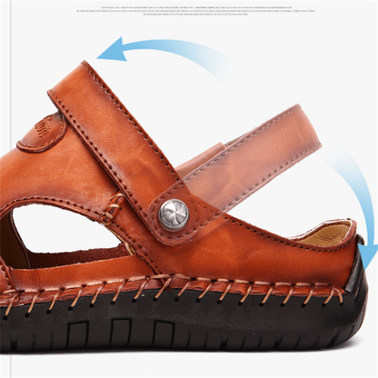 Dawson – Sandalias de Cuero Suave para Verano