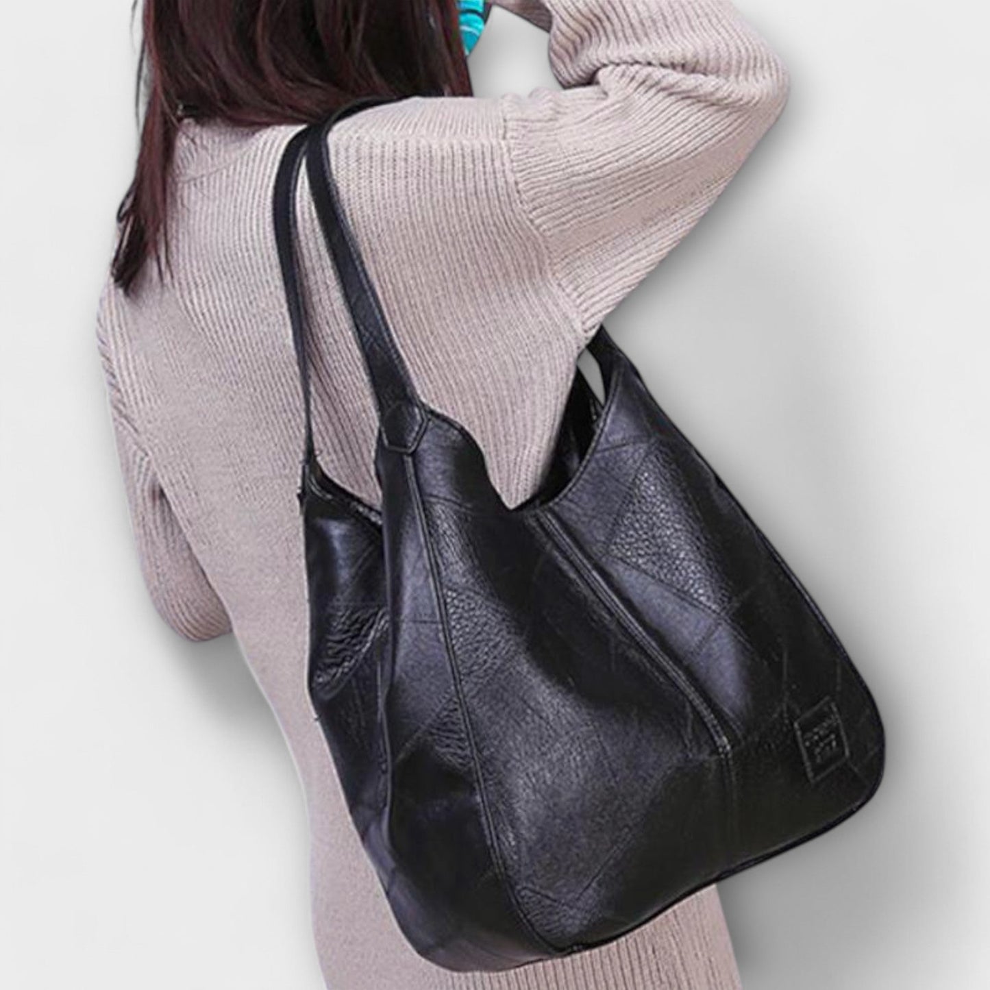 Bolsa de piel vintage elegante