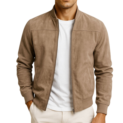 Rafael – Chaqueta de suede con elegancia atemporal