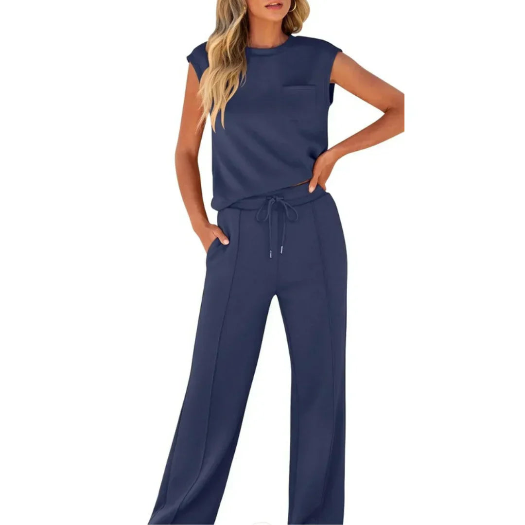 KAIYA™ – Conjunto Casual de Verano Suave