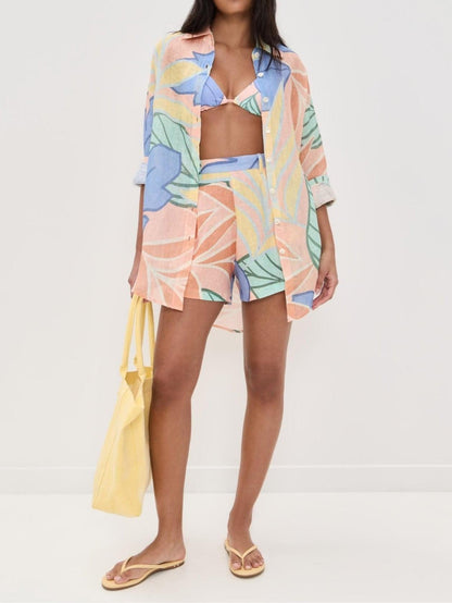 Alana – Conjunto corto tropical y fresco