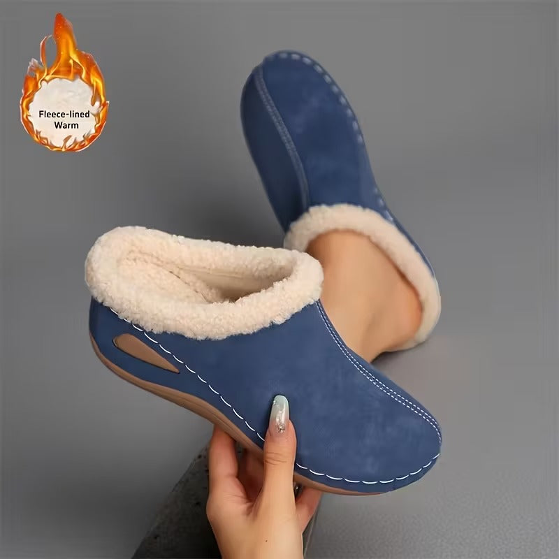 Evelyn – Mocasines Slip-On con Forro de Felpa para Mujer