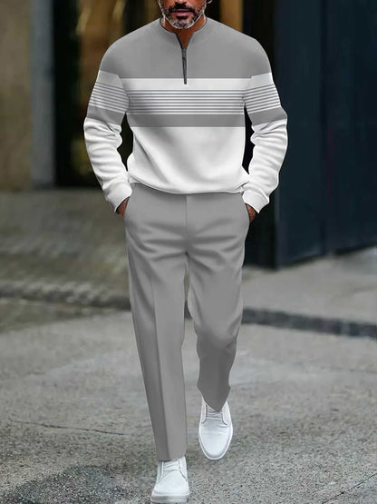 Thiago | Conjunto de Suéter Gráfico y Pantalón