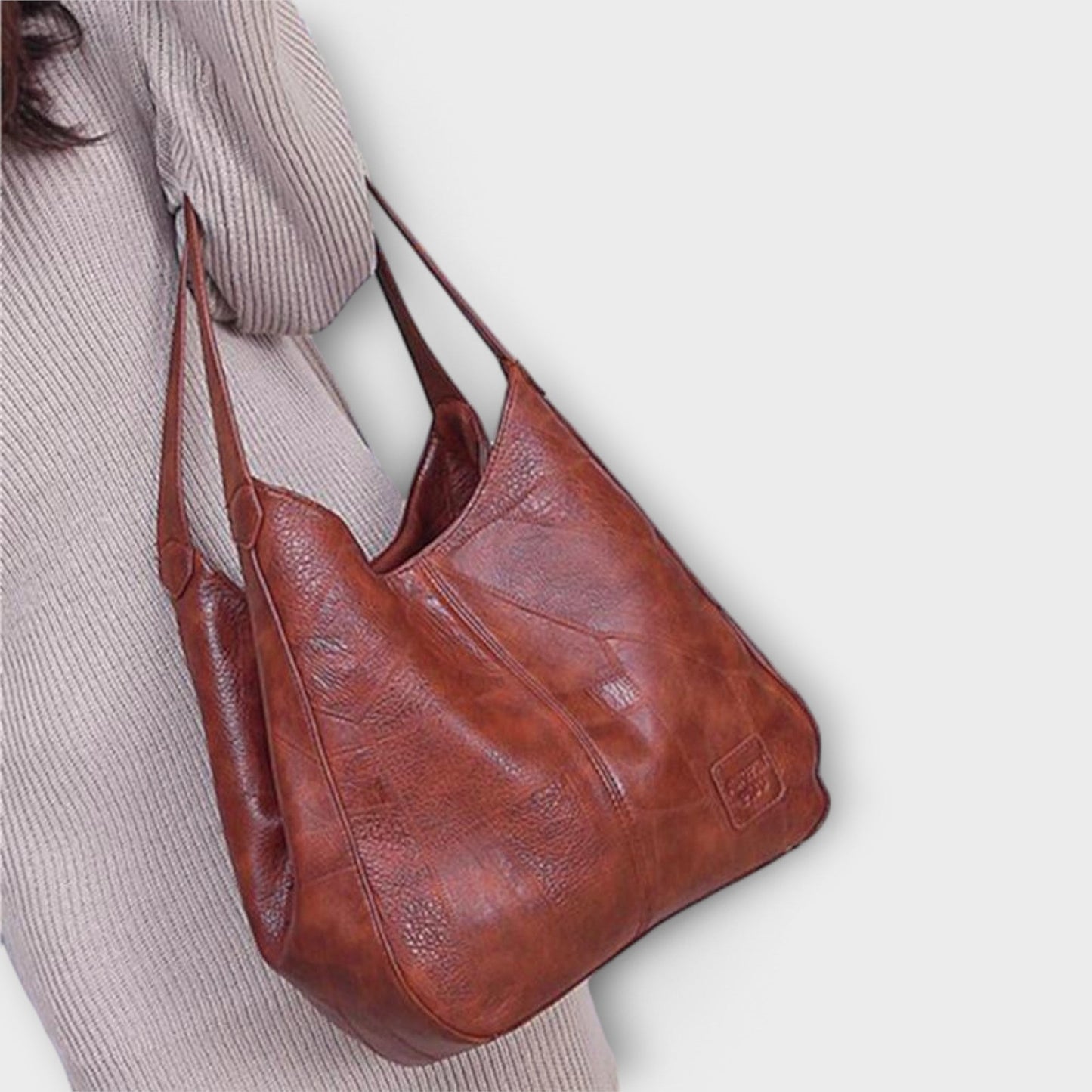 Bolsa de piel vintage elegante