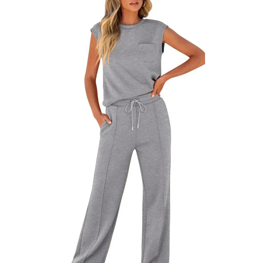KAIYA™ – Conjunto Casual de Verano Suave