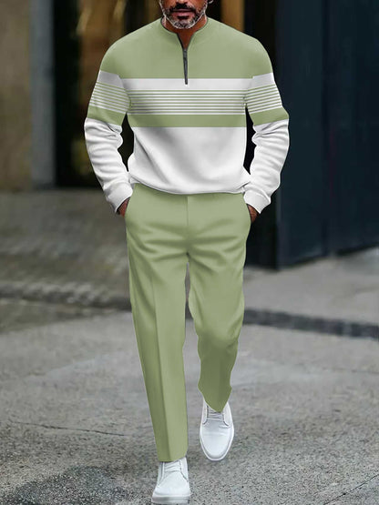 Thiago | Conjunto de Suéter Gráfico y Pantalón