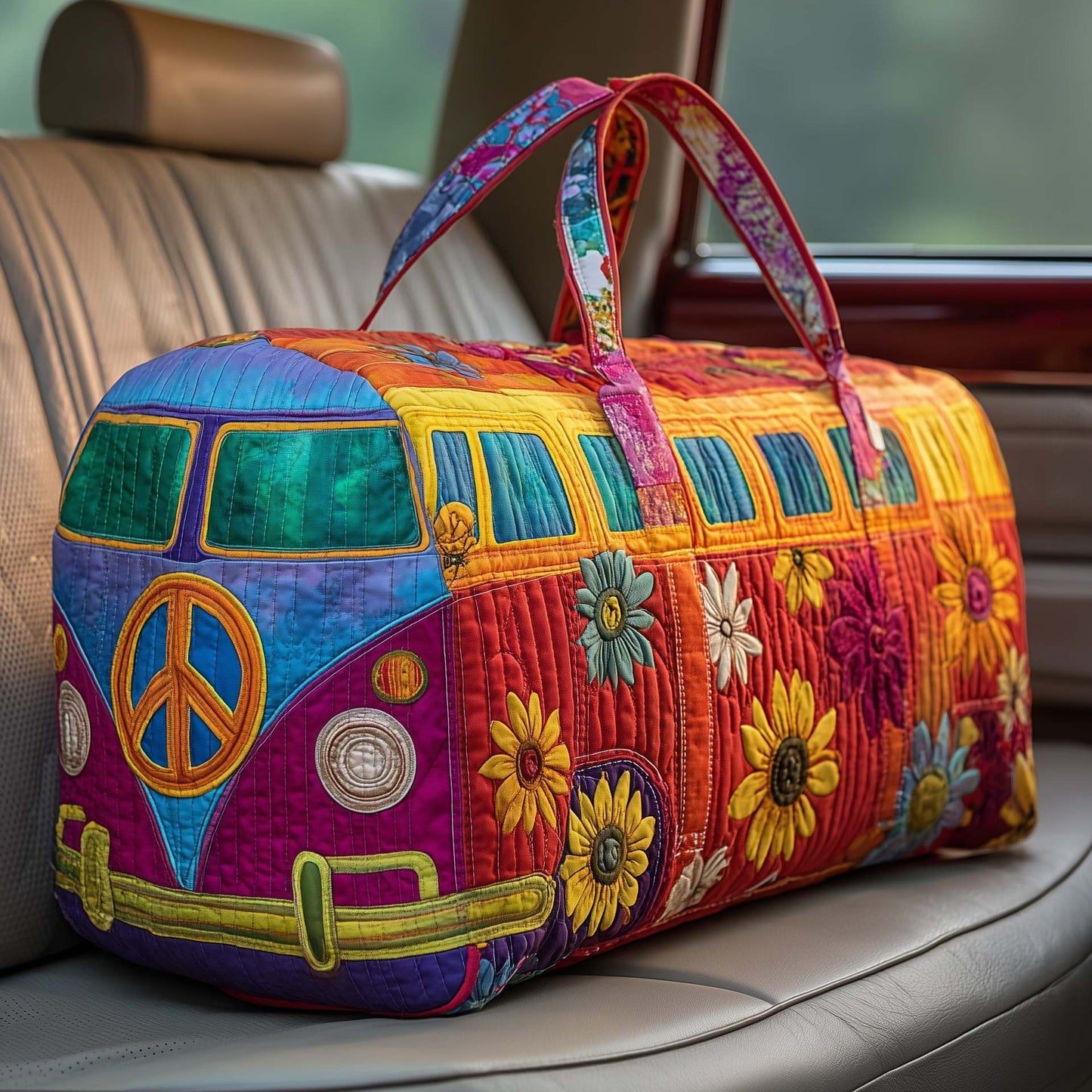 Luna – Bolsa de Viaje Acolchada con Diseño Artesanal