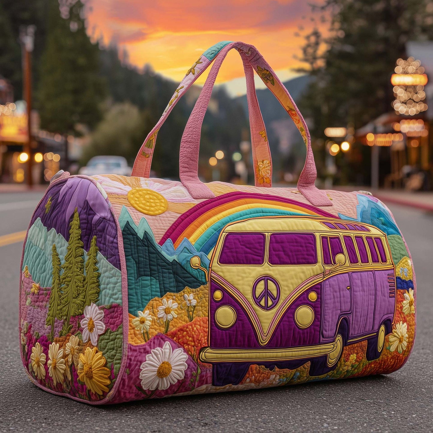 Luna – Bolsa de Viaje Acolchada con Diseño Artesanal