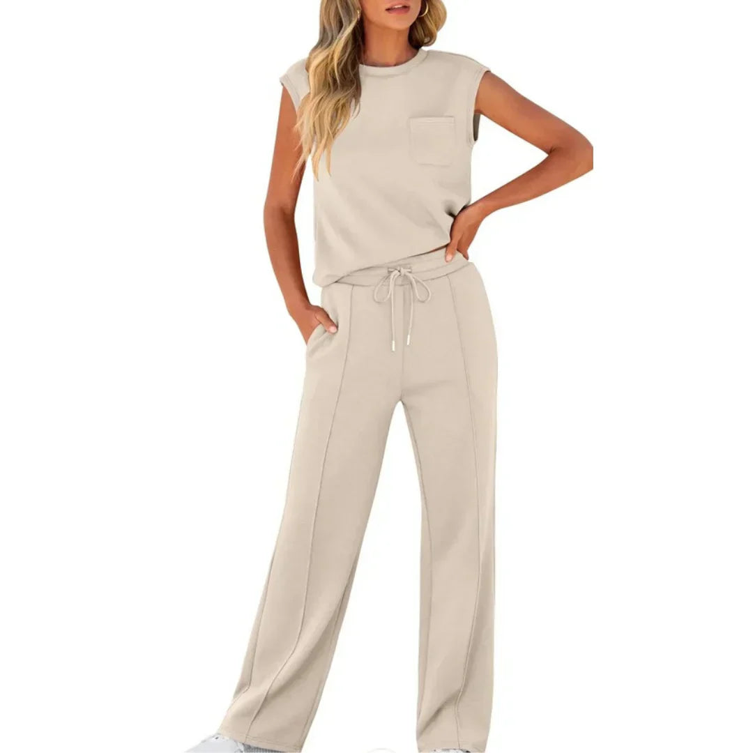 KAIYA™ – Conjunto Casual de Verano Suave