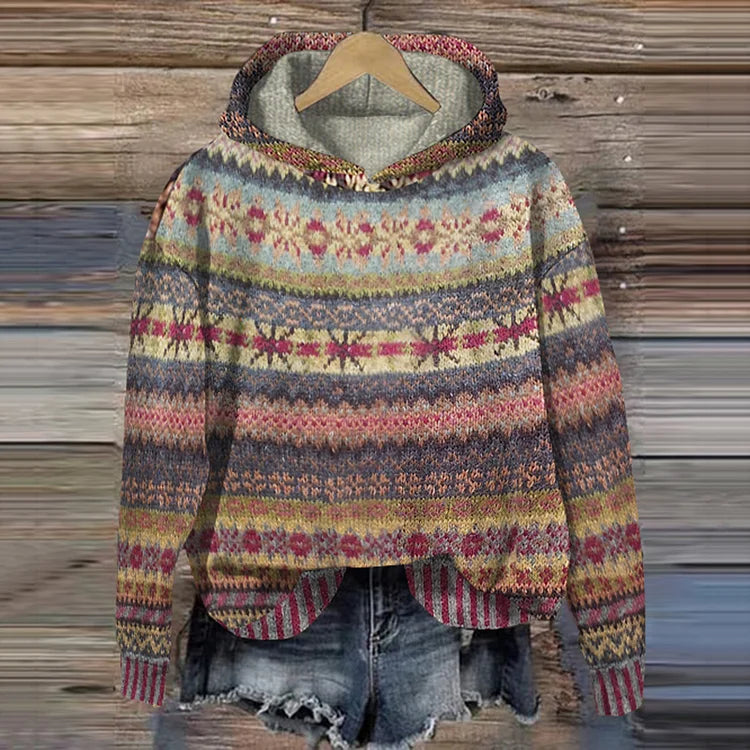 Sudadera Étnica Retro Gaby