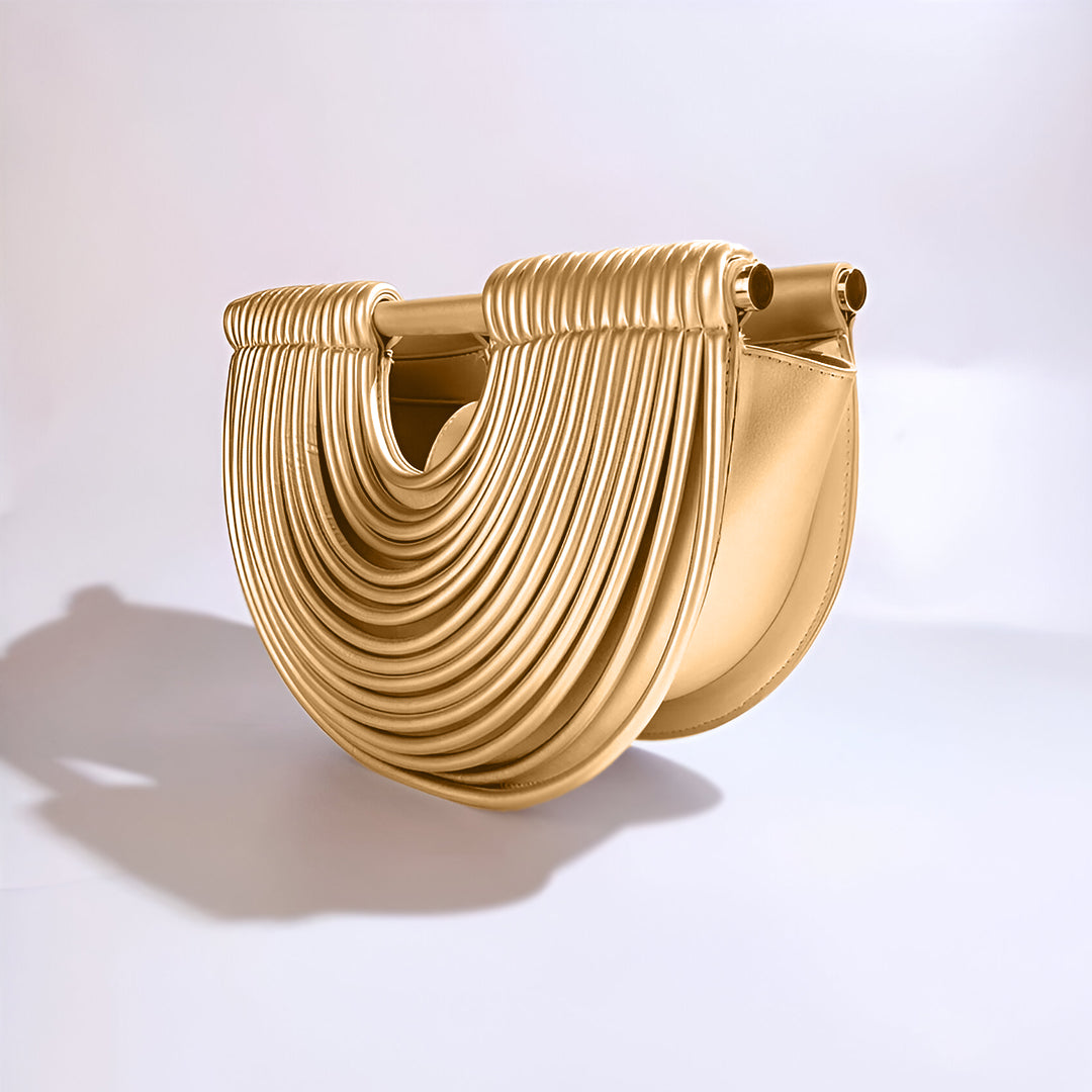 Seren | Bolso Escultural Metálico Elegante