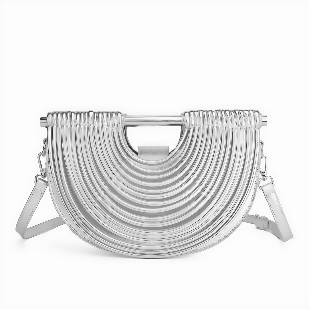 Seren | Bolso Escultural Metálico Elegante