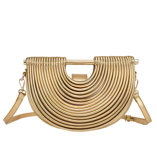 Seren | Bolso Escultural Metálico Elegante