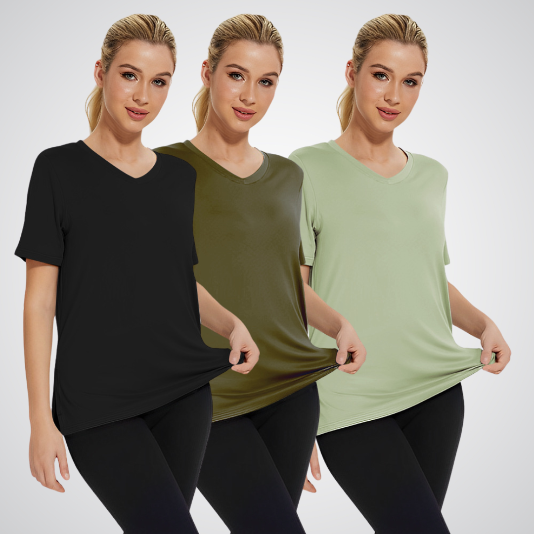 SELENA™ - Camiseta Casual de Corte Suelto (Paquete de 3)