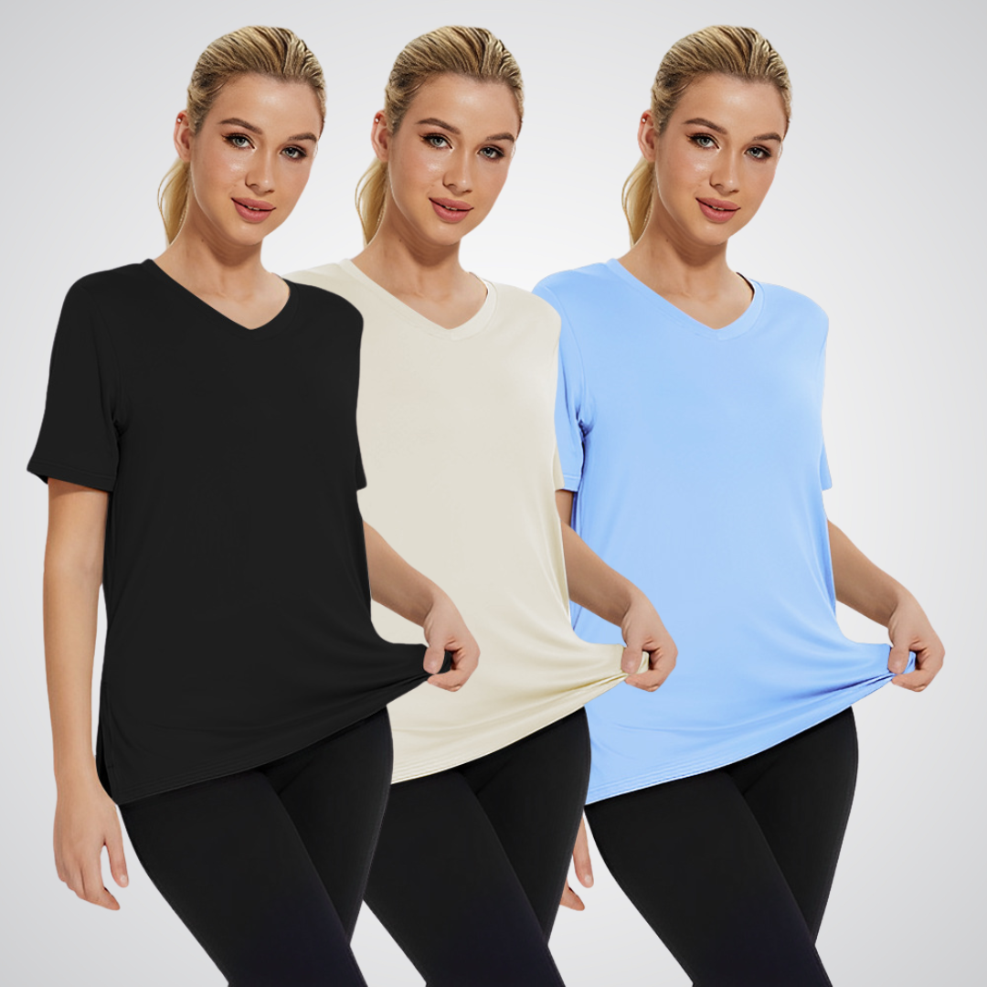 SELENA™ - Camiseta Casual de Corte Suelto (Paquete de 3)