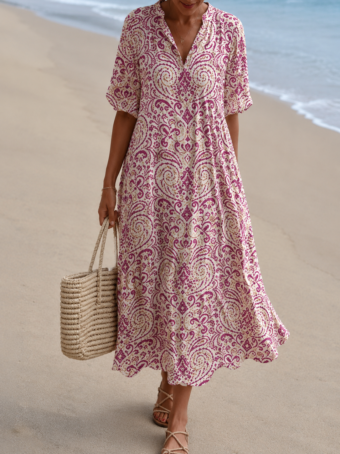 Lupita | Vestido boho que cubre el vientre