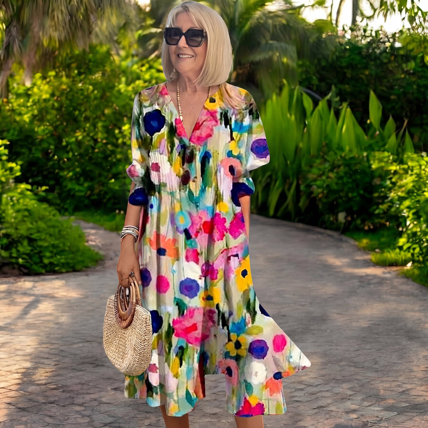 Zariah | Elegante vestido largo de estilo bohemio