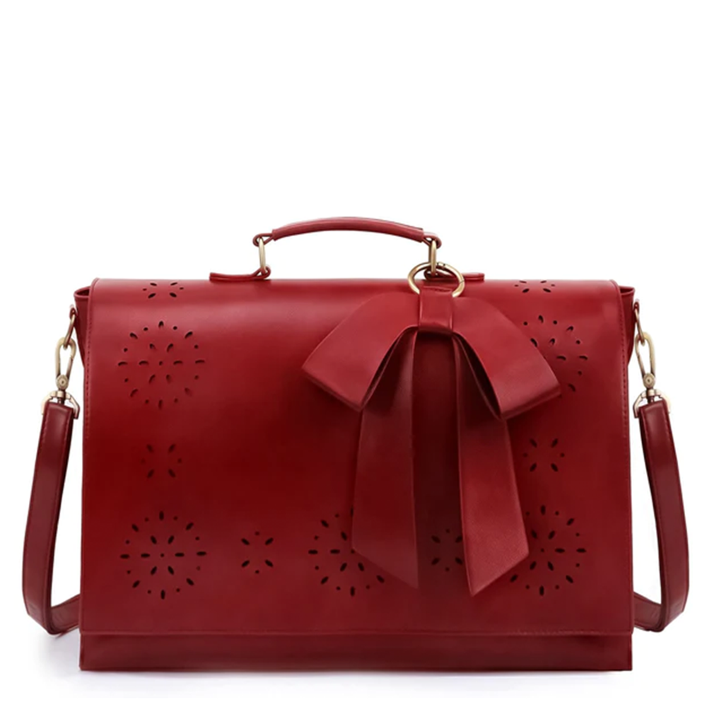 Mochila de Hombro Bernadette con Lazos Elegantes