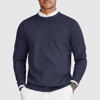 Suéter de Cuello Redondo Casual para Hombre