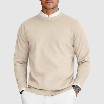 Suéter de Cuello Redondo Casual para Hombre