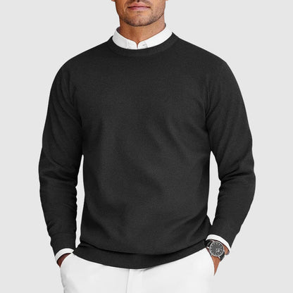 Suéter de Cuello Redondo Casual para Hombre