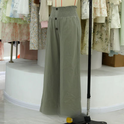 Pantalones Anchos de Cintura Alta