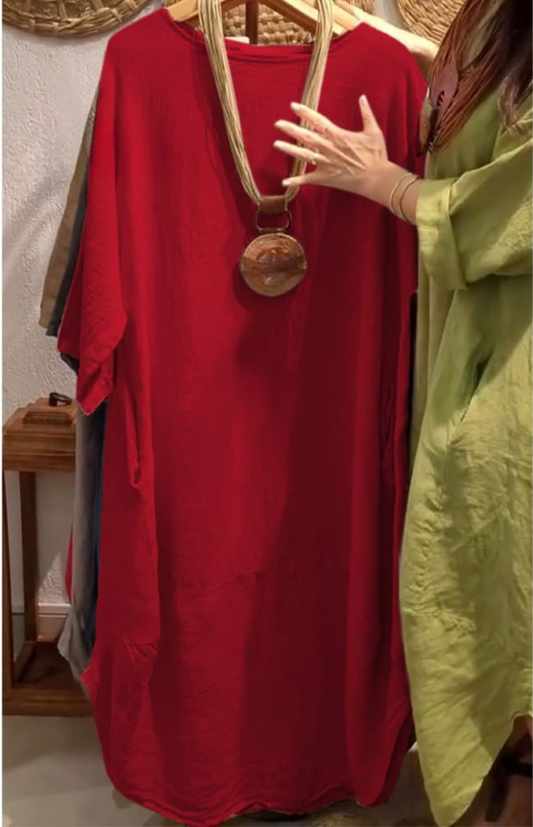 AMARA Vestido Kaftan Relajado