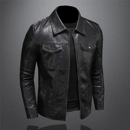 Alessandro – Chaqueta de cuero vegano con elegancia moderna