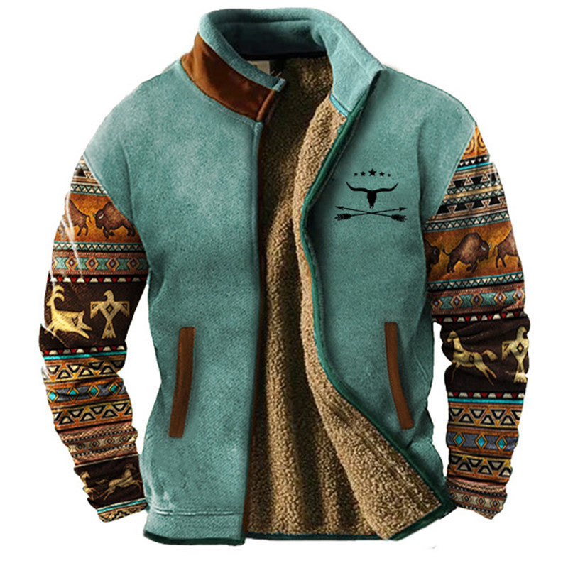 Chaqueta Casual de Forro Polar para Hombre