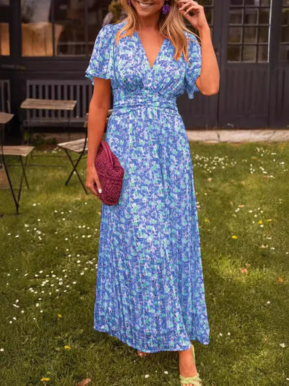 Elis – Vestido largo y vaporoso con estampado floral