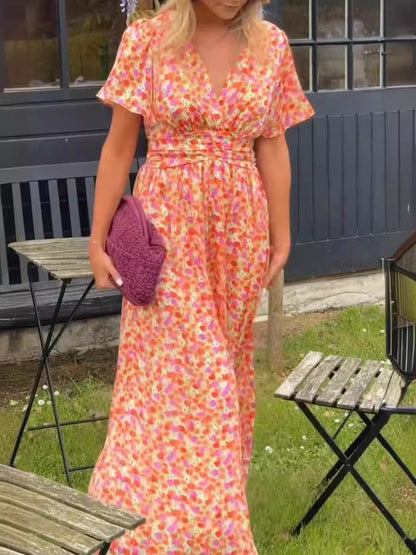 Elis – Vestido largo y vaporoso con estampado floral