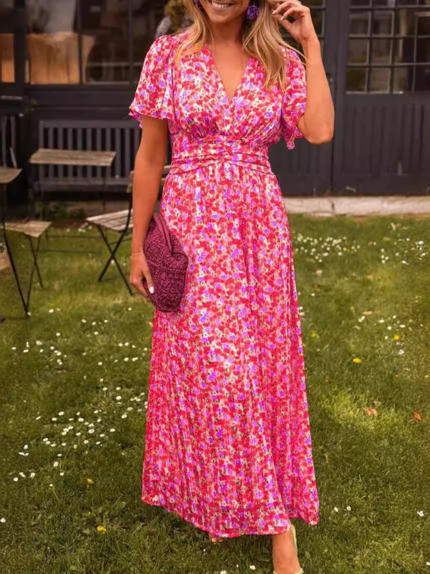 Elis – Vestido largo y vaporoso con estampado floral