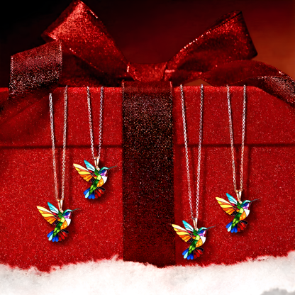MALIA™ | Pendientes Colibrí y Collar