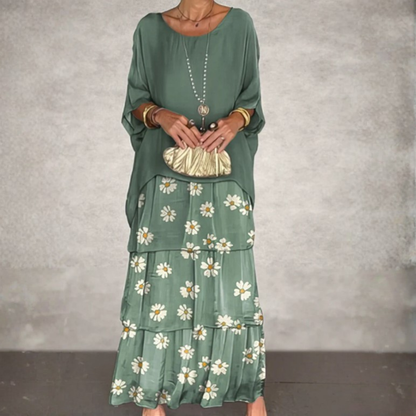 Lara – Elegante vestido largo y vaporoso