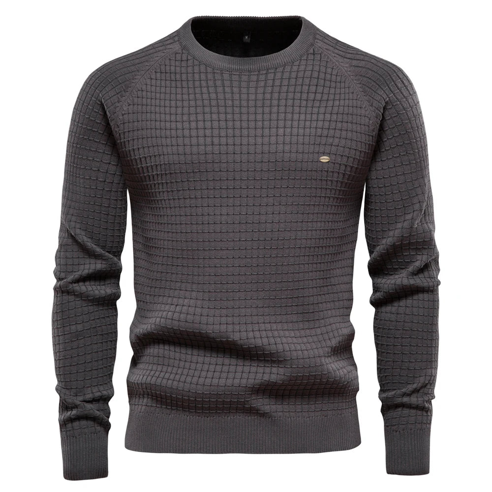 Suéter de cuadros para hombre