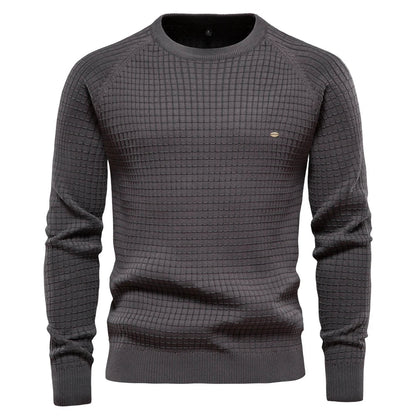 Suéter de cuadros para hombre