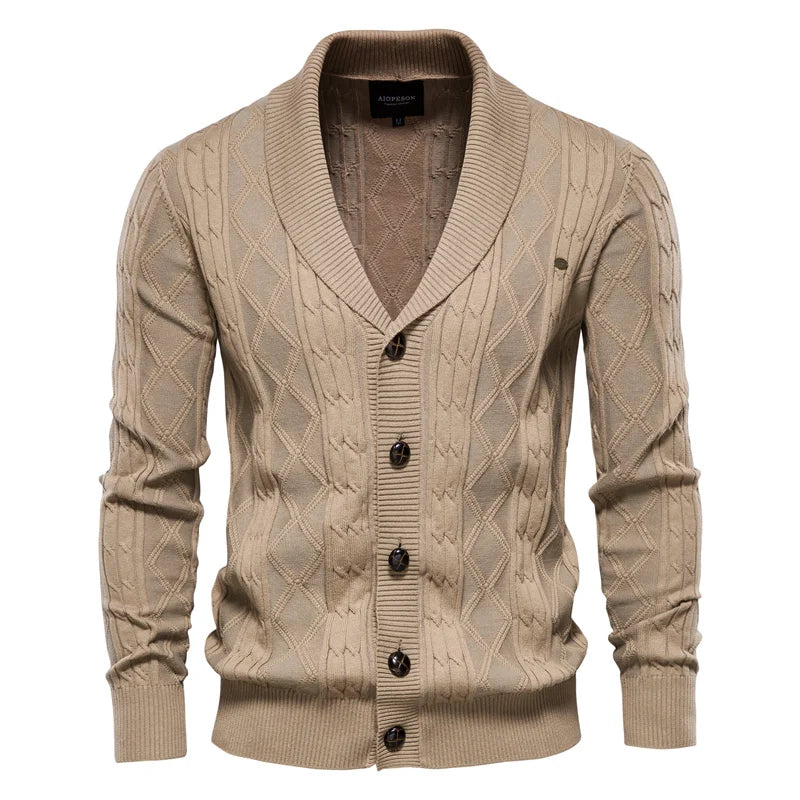 Cárdigan Elegante para Hombre con Cierre de Botones