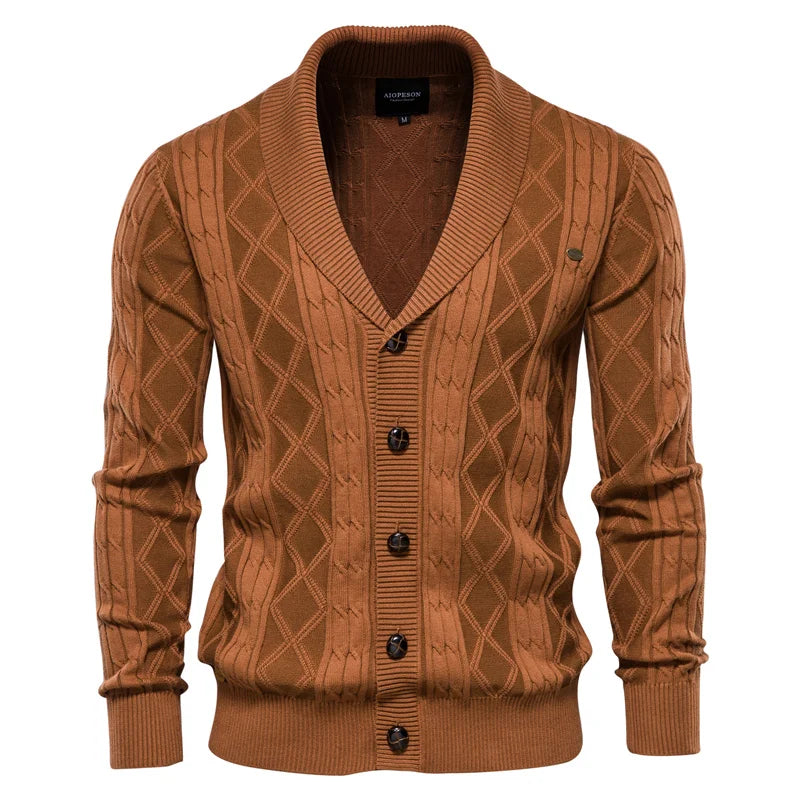 Cárdigan Elegante para Hombre con Cierre de Botones