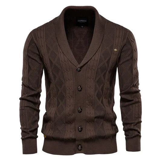 Cárdigan Elegante para Hombre con Cierre de Botones