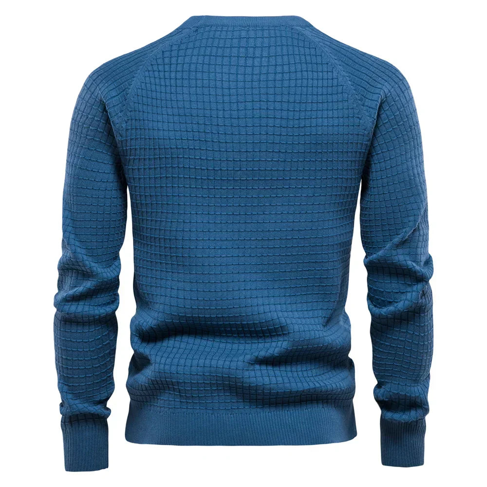 Suéter de cuadros para hombre