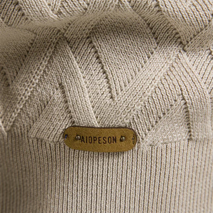 Suéter de Hombre con Elegante Patrón de Cuadros